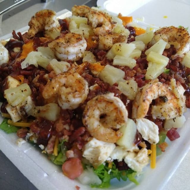 Ultimate Hawaiian Shrimp Salad.