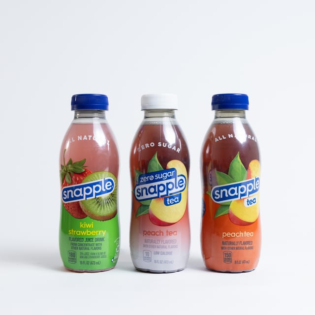 Snapple Fruit Punch.