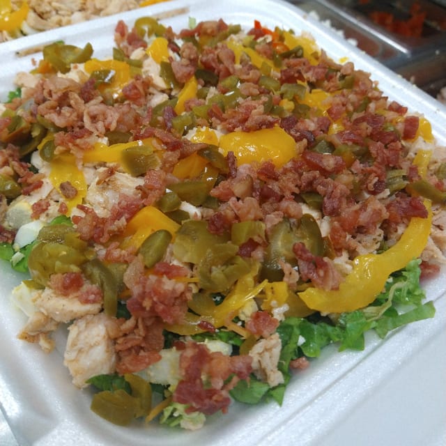 Spicy Bacon Salad.