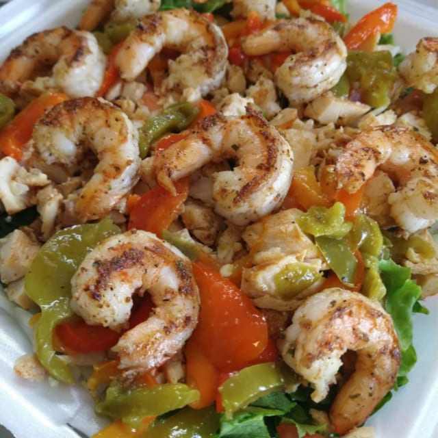 Shrimp and Chicken Salad.