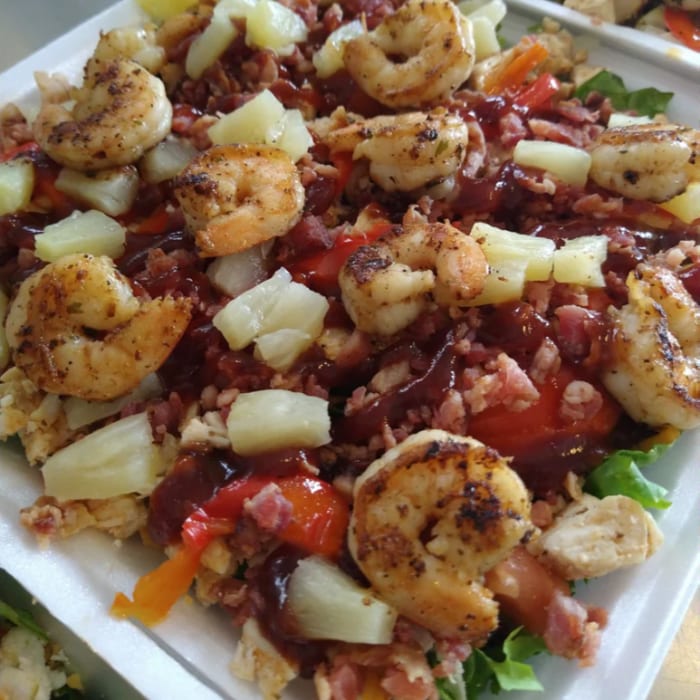 Hawaiian Shrimp Salad.
