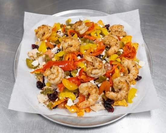 Ultimate Shrimp Nachos.